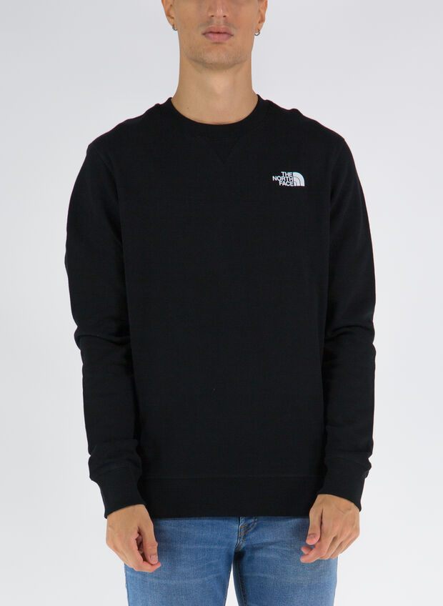 FELPA GIROCOLLO SIMPLE, JK3 BLK, large