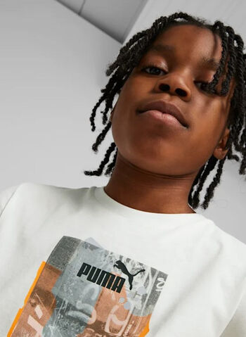 T-SHIRT ESS STREET GRAPHIC RAGAZZO, 02 WHT, small