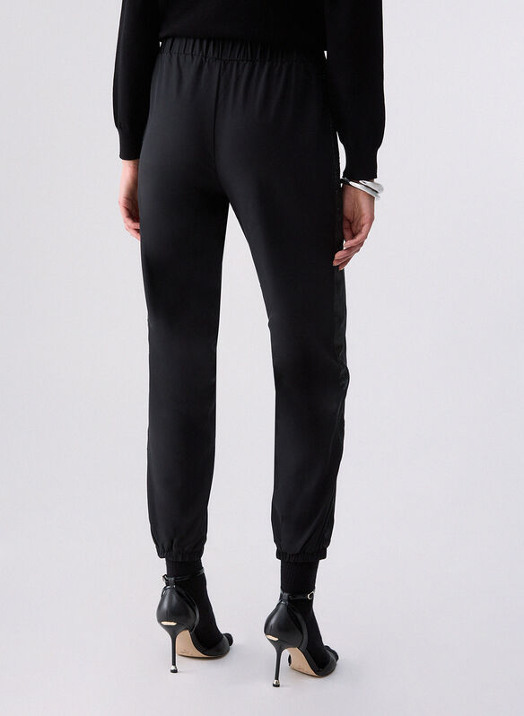 PANTALONE BANDA LETTERING, 22222 BLK, medium