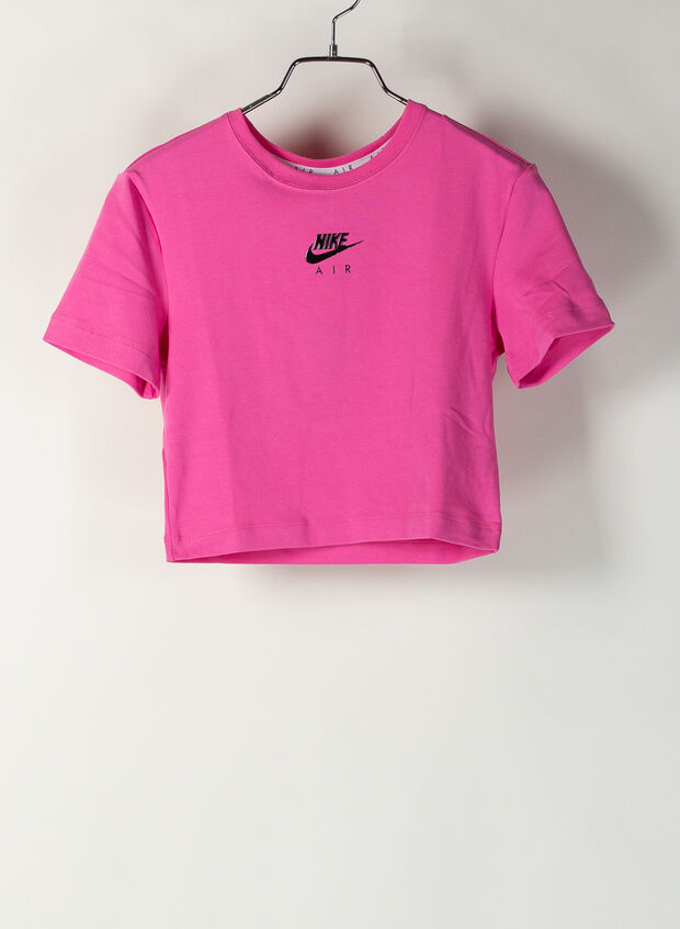 NIKE T-SHIRT CROP PINKSI Black, Pink 
