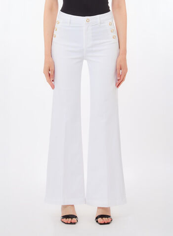 PANTALONE FLARE, 11111 WHT, small