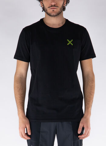 T-SHIRT PENCIL LOGO, 9047 BLKLIME, small