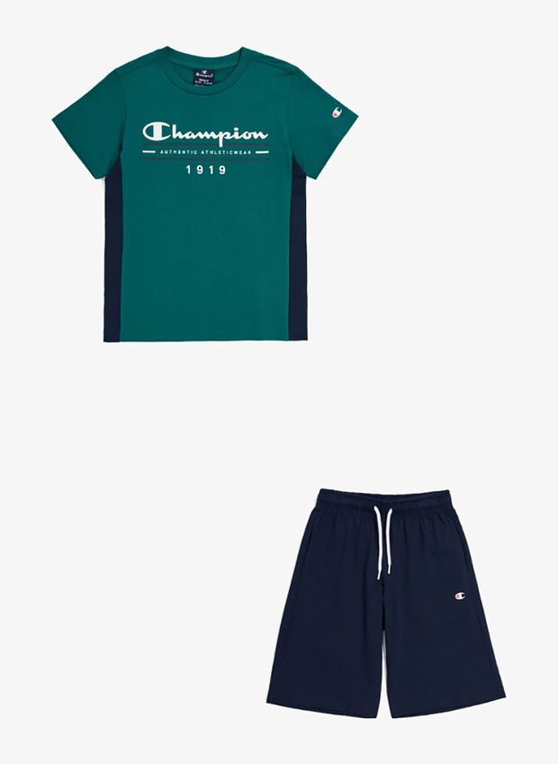 COMPLETINO T-SHIRT+ SHORTS RAGAZZO, , large