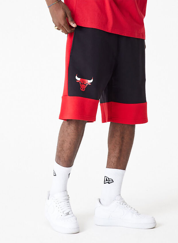 SHORTS CHICAGO BULLS NBA, BLKRED, large