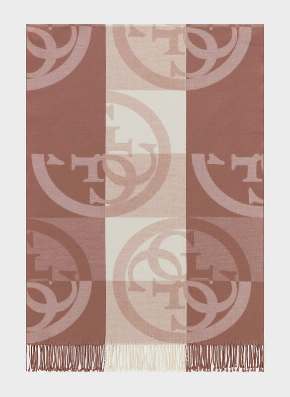 SCIARPA LOGATA MEGA, CIN ROSE, medium