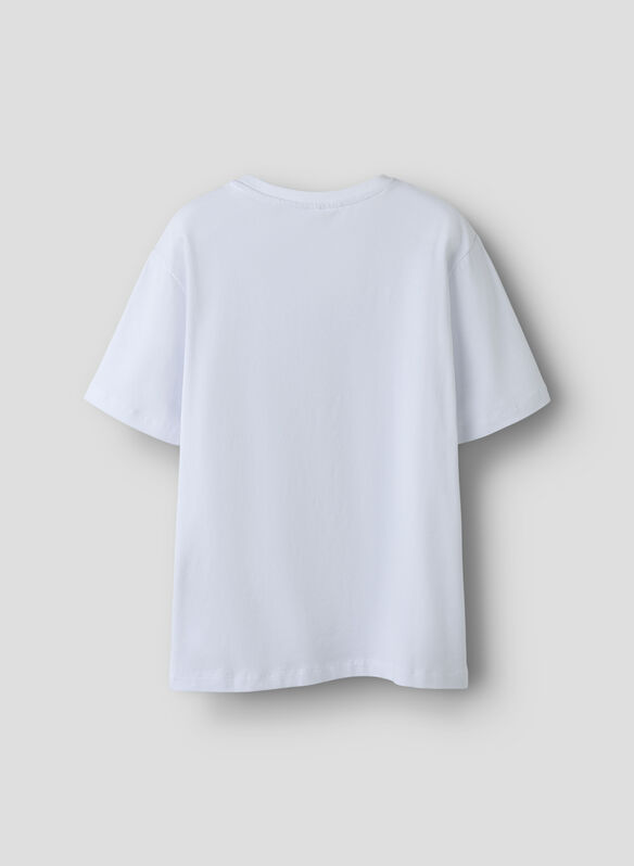 T-SHIRT MINECRAFT RAGAZZO, BRIGHT WHITE, medium