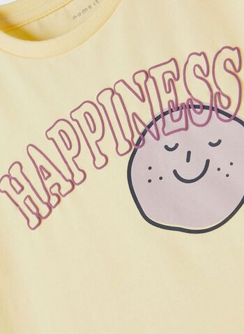 T-SHIRT POSITIVE VIBES BAMBINA, DOUBLE CREAM, small