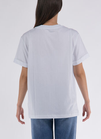 T-SHIRT CON LOGO STRASS, , small