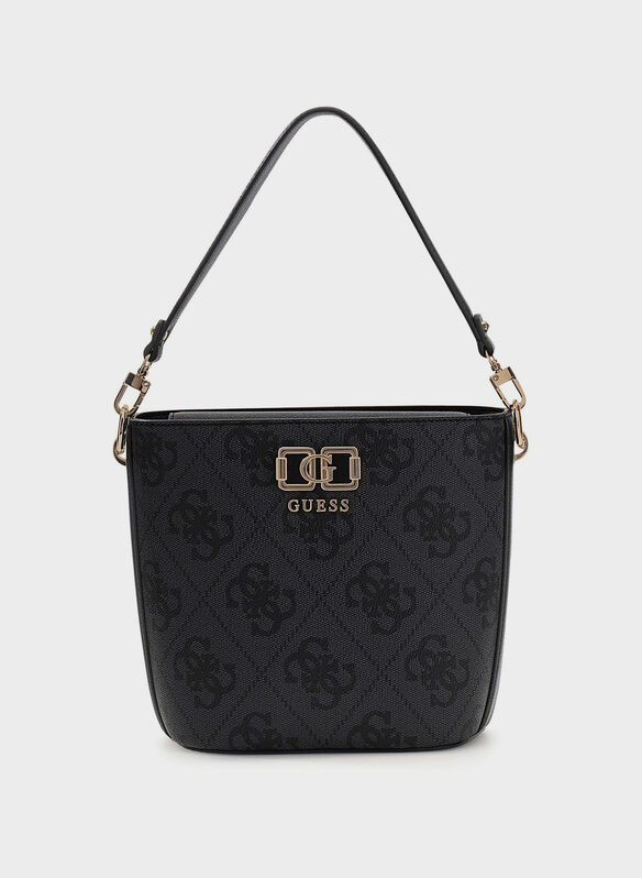 BORSA SECCHIELLO LOGO KARNILLA, CLO BLK, medium