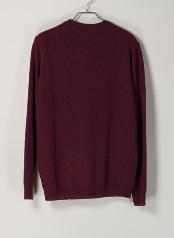 MAGLIONE GIROCOLLO IN LANA MERINO, V15BORDEAUX, small