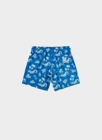 COSTUME BOXER BEACH LOGO RAGAZZO, A22KB AZZURRO, small