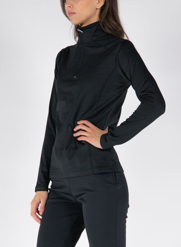 MAGLIA SCI 1/2 ZIP, 500 BLK, medium