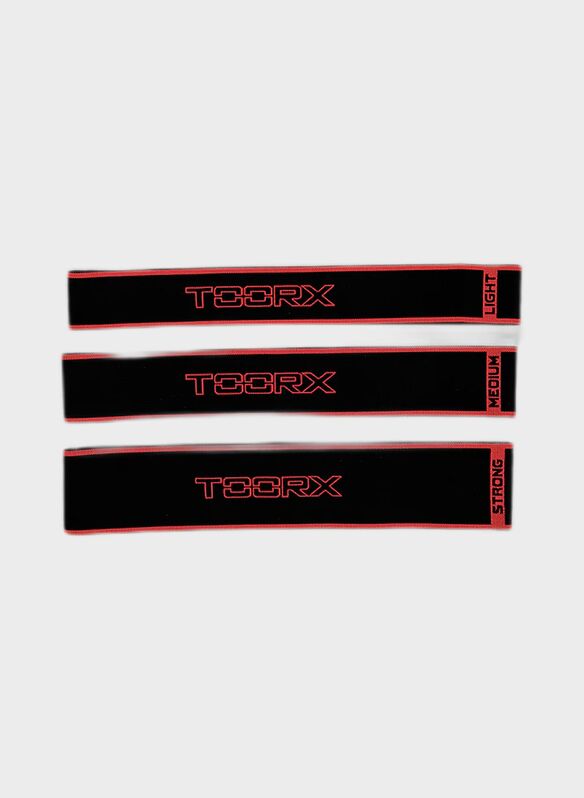 ELASTICO LIGHT 5X75 AD ANELLO IN TESSUTO, - BLKRED, medium