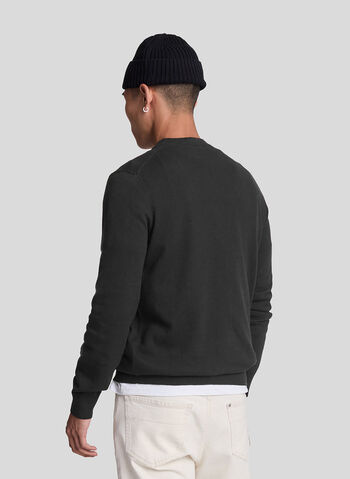 MAGLIONE GIROCOLLO CON LOGO, Z865 BLK, small