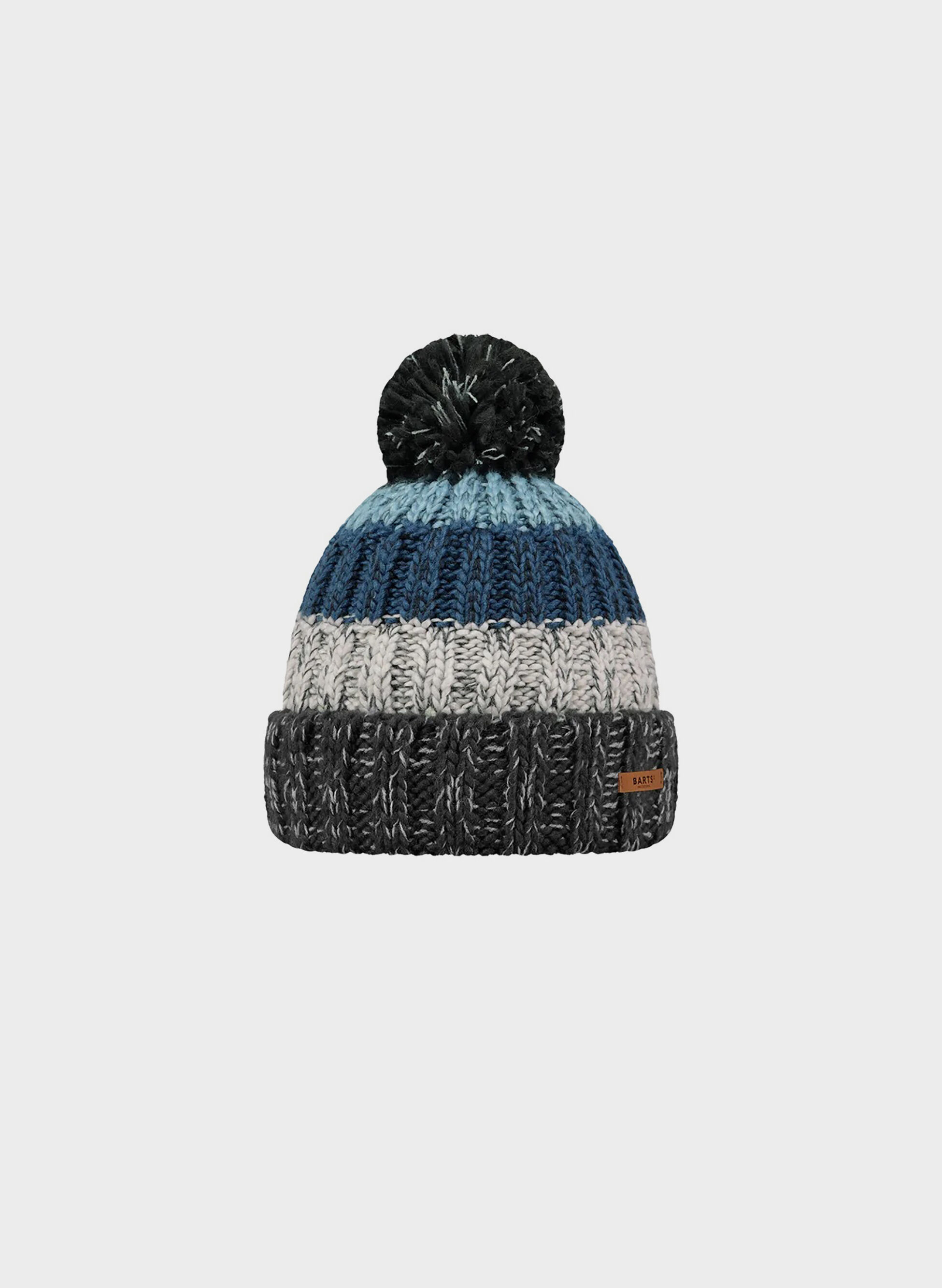 CAPPELLO IN MAGLIA WILHELM PON PON CON RISVOLTO