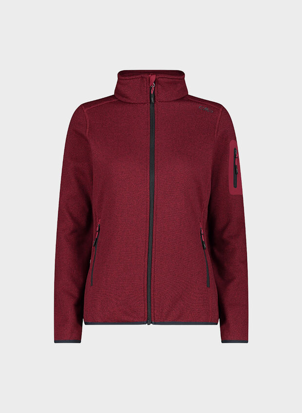 FELPA IN PILE IN KNIT-TECH M&Eacute;LANGE, 10CU FUXIA, large