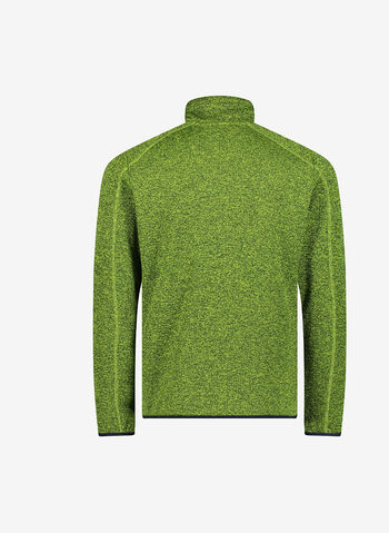 FELPA FULL ZIP PILE KNIT-TECH, 27ER LIME, small
