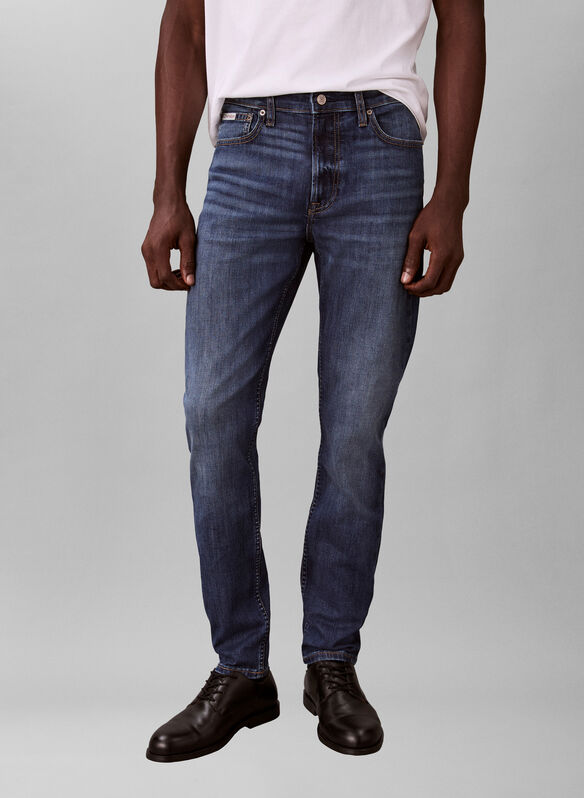 JEANS SLIM TAPERED, Q8D DARK IRVING, medium