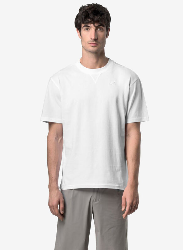 T-SHIRT TRIANGLE IN JERSEY, 001 WHT, medium