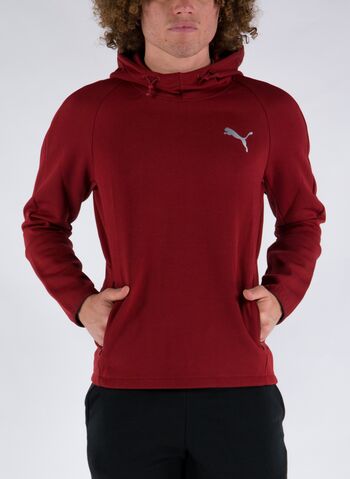 FELPA EVOSTRIPE CON CAPPUCCIO, , small