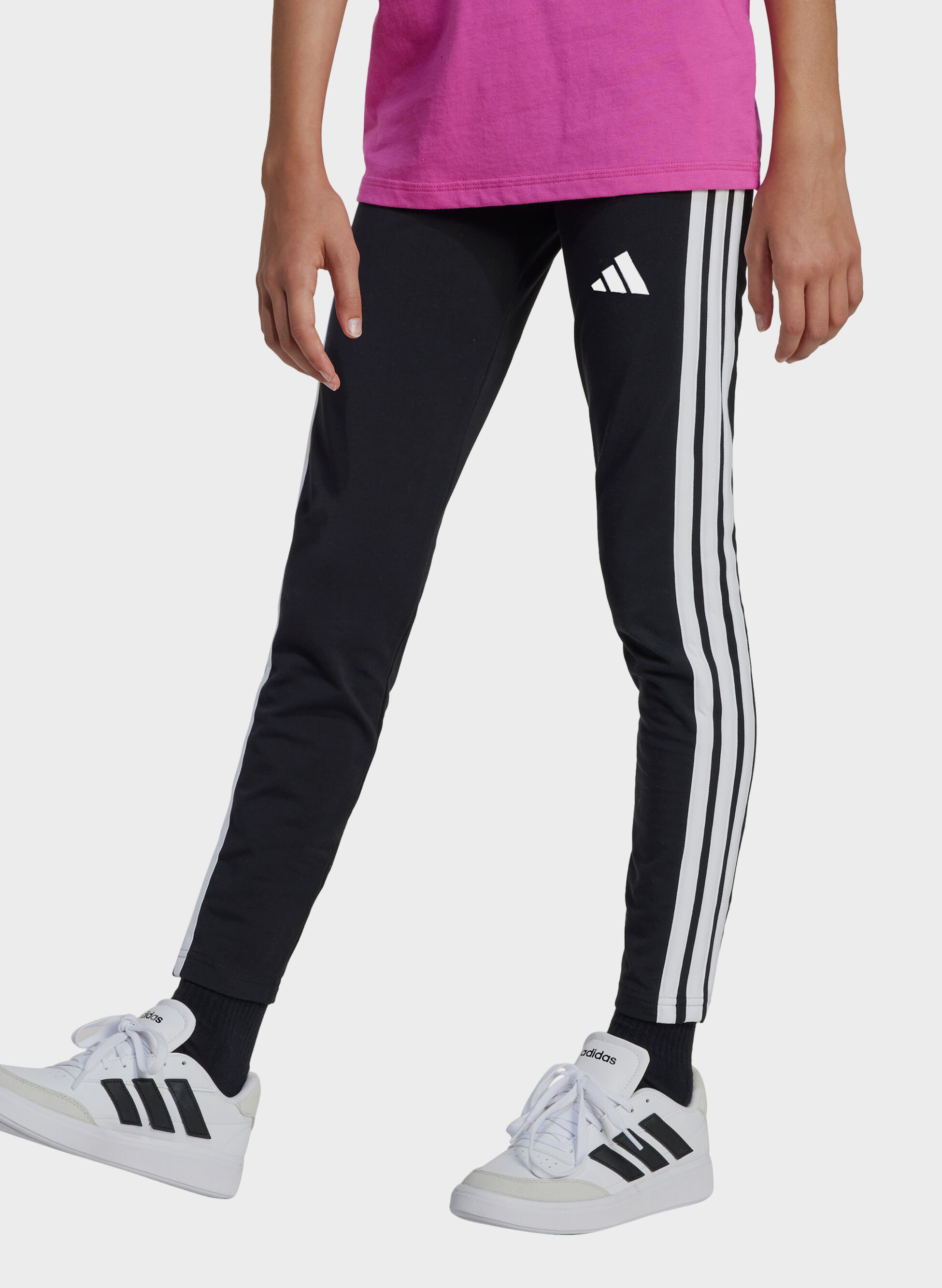 LEGGINGS ESSENTIALS TRIPLE STRIPES RAGAZZA 9-10