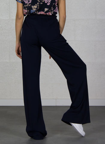 PANTALONE PALAZZO, BLU, small