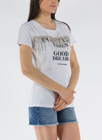 T-SHIRT REGULAR IN JERSEY CON STAMPA LETTERING, 278WHT, small