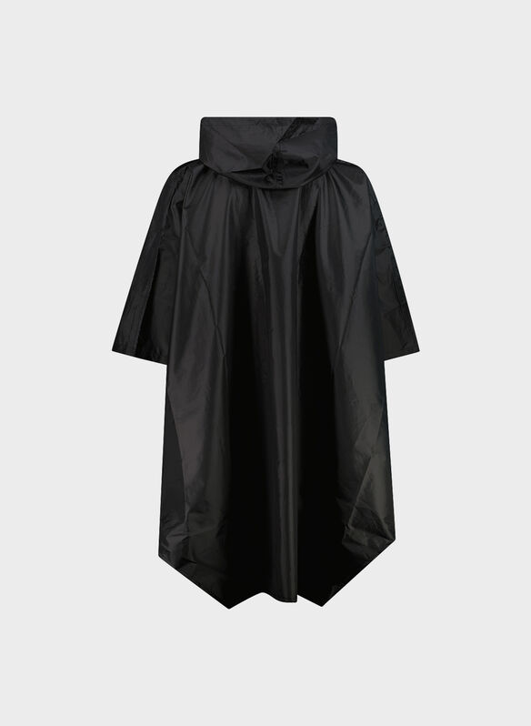 PONCHO ANTIPIOGGIA CON CAPPUCCIO UNISEX, U901 BLK, medium