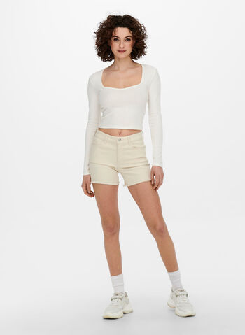 SHORTS BLUSH, ECRU, small