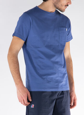 T-SHIRT CON TASCHINO, P35 INDIGO, small