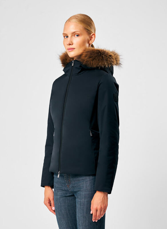 GIUBBOTTO BILIANA PIUMA, 206XXN BLK, medium
