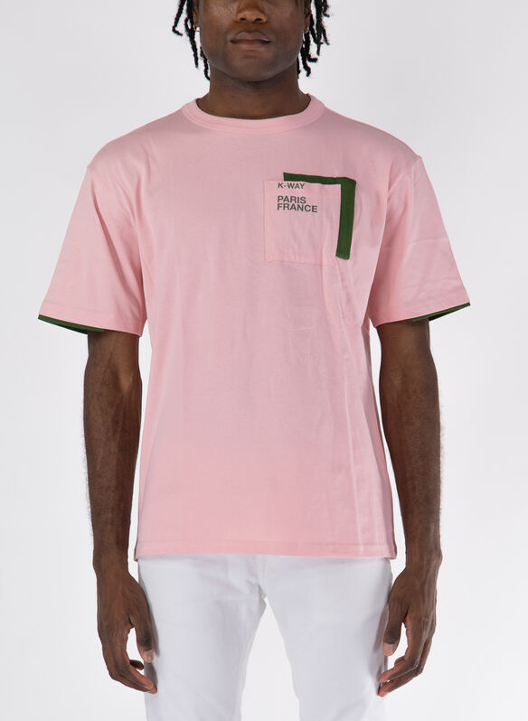 T-SHIRT FANTOME, ANZ PINKGREEN, medium