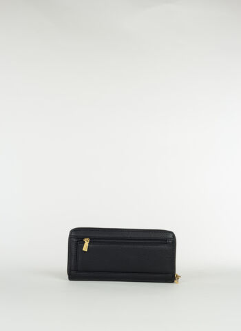 PORTAFOGLIO LARYN ZIP AROUND, BLA BLK, small