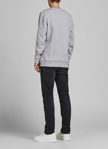 FELPA GIROCOLLO CHRISTMAS TESCHIO, LIGHT GREY, small