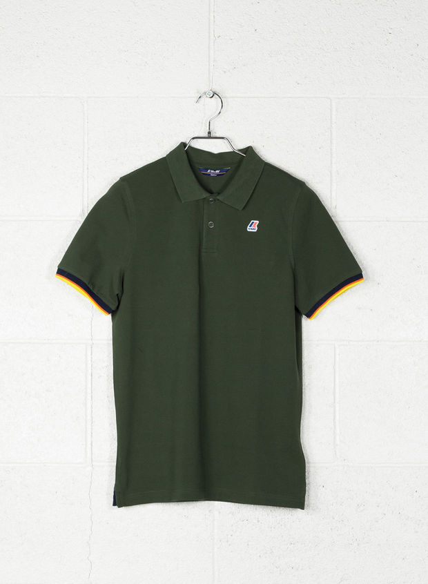POLO VINCENT CONTRAST, 576GREEN, large