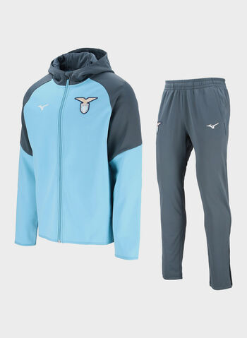 TUTA FULL ZIP SS LAZIO RETRO PRESENTATION FZ 2025/26  RAGAZZO, 19 RETROBLUE, small