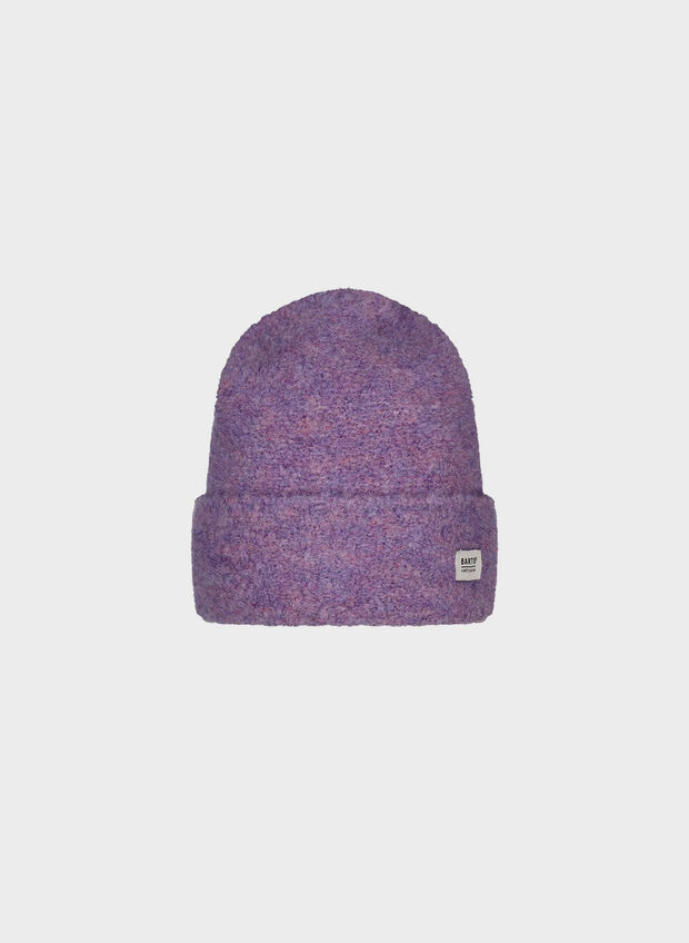 CAPPELLO IN MAGLIA ALTEI CON RISVOLTO, 0026 BERRY, large