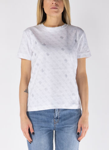 T-SHIRT ALLOVER STRASS, P0JE PANNA, small