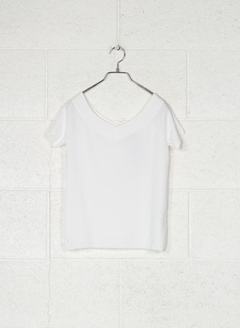 MAGLIA V COLLO LARGO, 01WHT, small