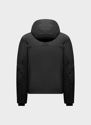 GIUBBOTTO FULL ZIP CON CAPPUCCIO, 90 BLK, small