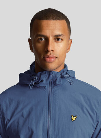 GIUBBOTTO CON CAPPUCCIO, W584 SPRING BLU, small