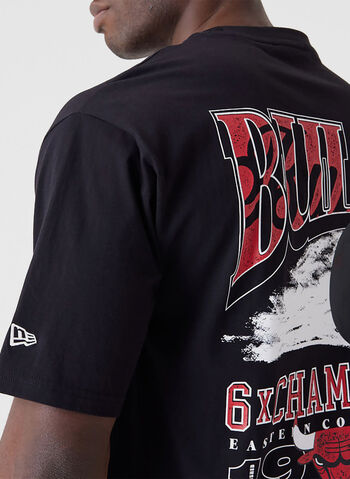 T-SHIRT CHICAGO BULLS NBA CHAMPIONSHIP, BLK, small