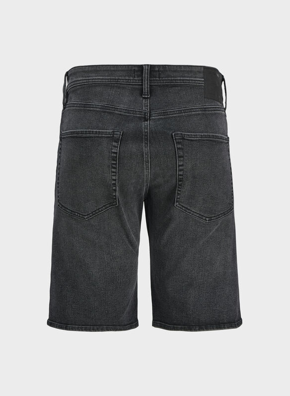 BERMUDA JEANS RICK, BLACK DENIM, medium