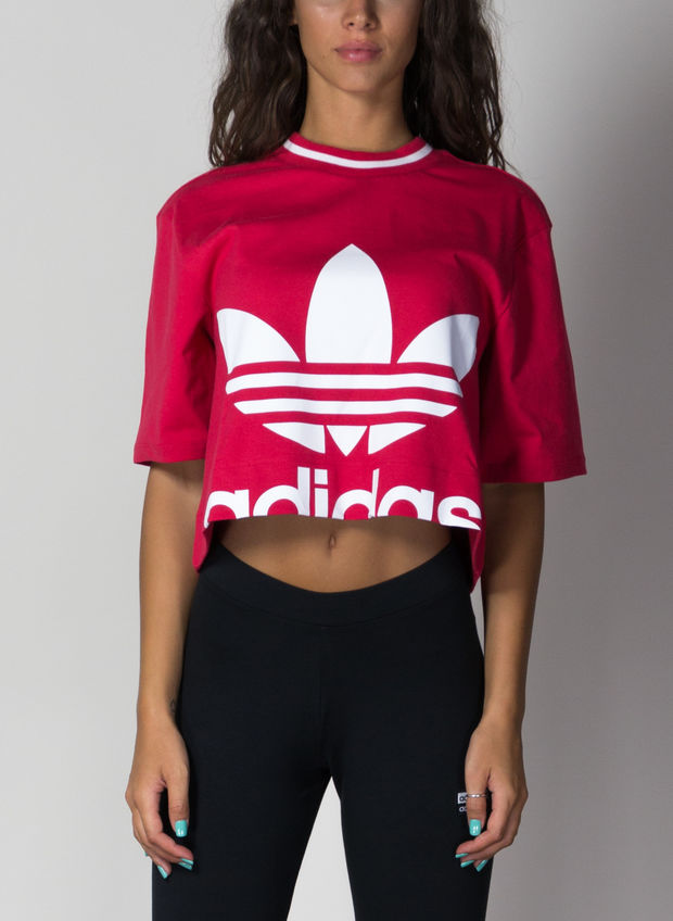 T-SHIRT CROPPED, FUXIA, large