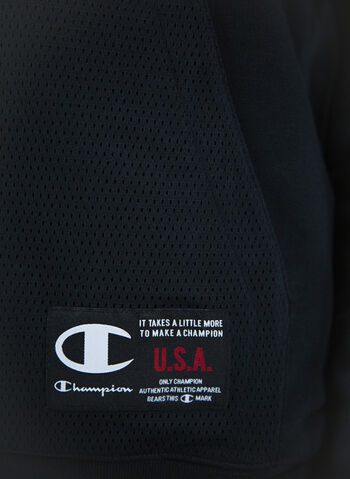 FELPA AUTHENTIC CON CAPPUCCIO, KK001 BLK, small