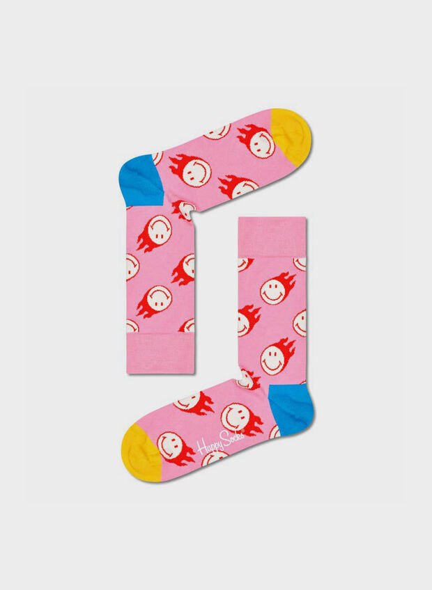 CALZA FLAMING SMILEY, 3000, large