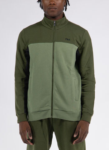 FELPA FULL ZIP BICOLOR, 63076 SALVIA, small
