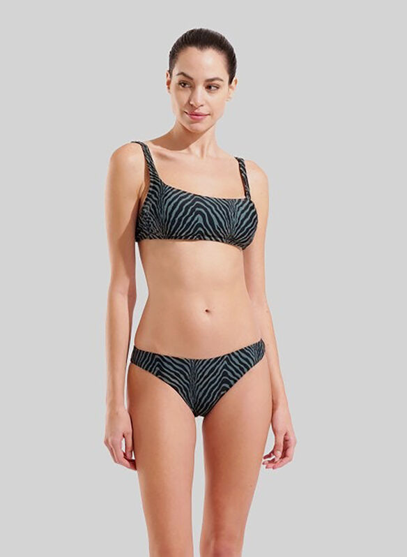 BIKINI WATER PRINT BRALETTE, 506 ZEBRA MILI, medium