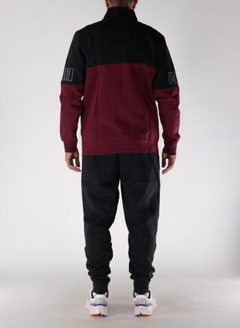 TUTA FULL ZIP ESS COLORBLOCK, 96 BORDEAUX, small