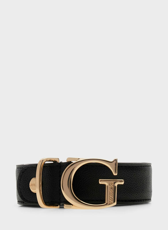 CINTURA SALLY G CON LOGO, BLA BLK, medium